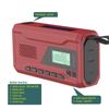 AM/FM nouzové ruční klikové rádio 3v1 LED svítilna pro nouzovou přenosnou 4500mAh powerbanku