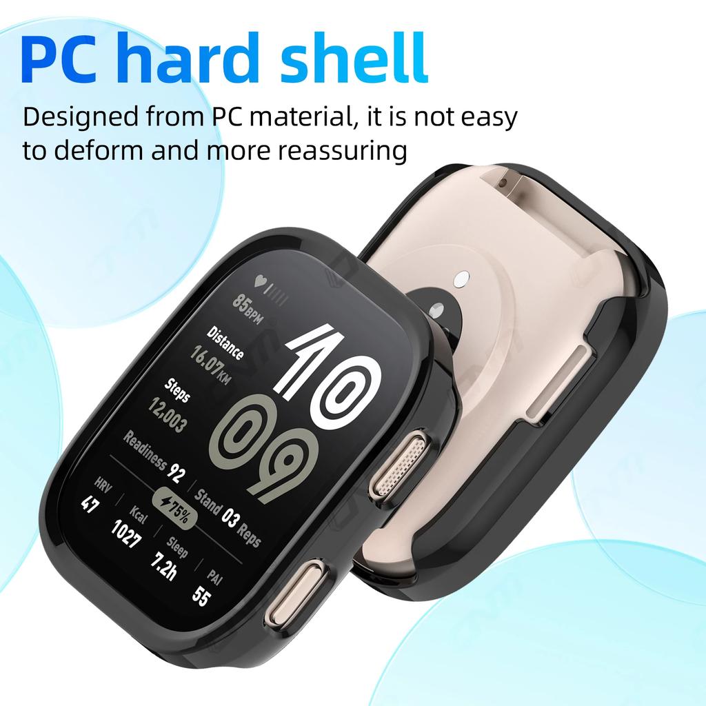 PC Hartschale für Amazfit BIP 6, Stoßfeste Bumper-Schale Schutzhülle für Amazfit BIP6 Smartwatch Ausgehöhlte Hülle Zubehör