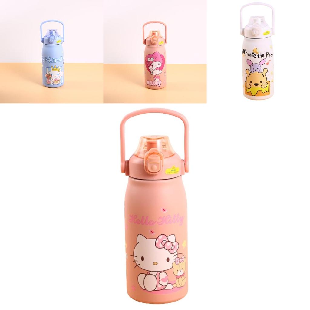 Cartoon Sanrio Insulated Thermos With Large Capacity Purple Cool Rice Color No)