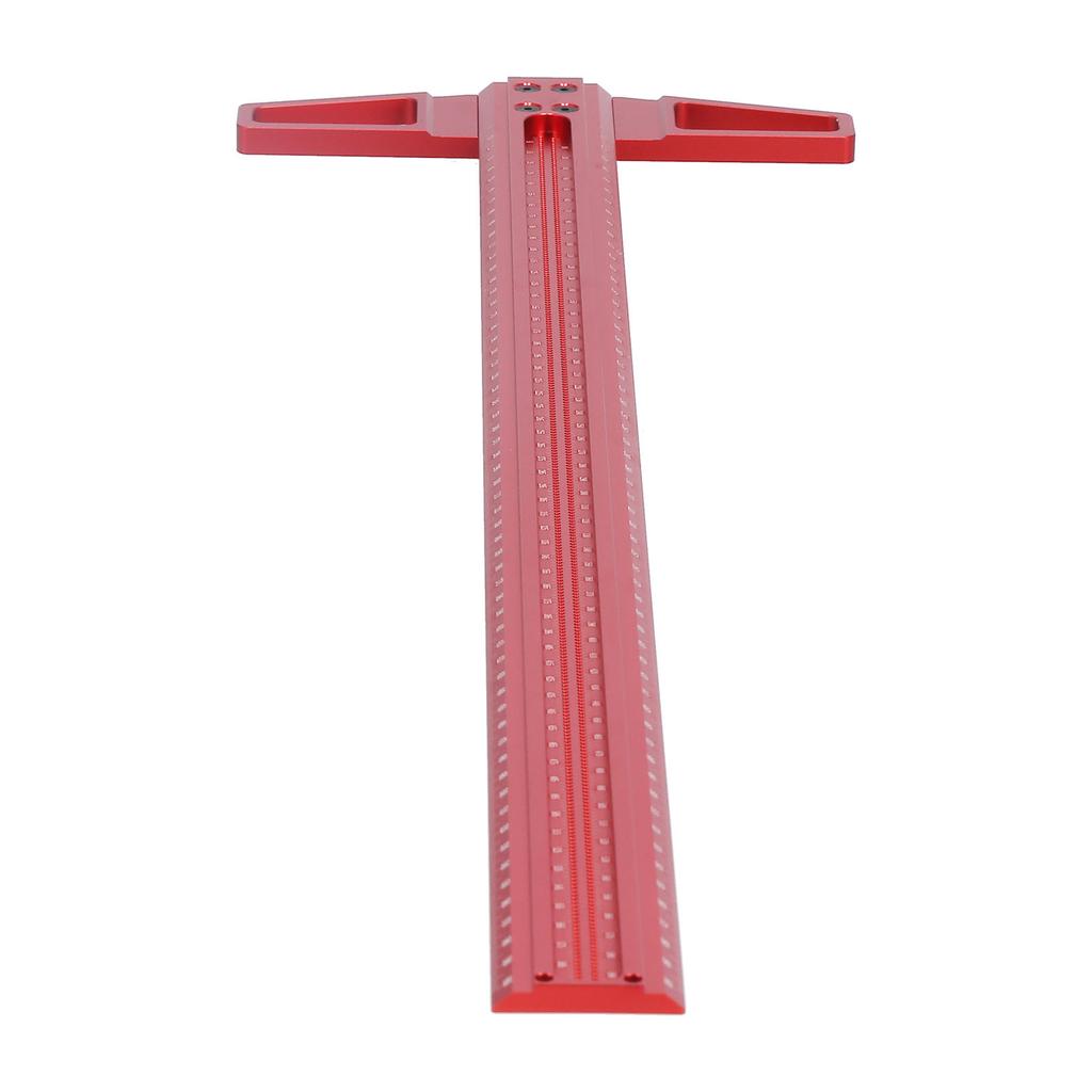 T Type Woodworking Ruler Hole Positioning Scribing Gauge Aluminum Alloy Measuring Tool for Carpenter(600mm(T600) )