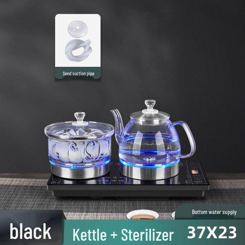 Fully Automatic Tea Set: Integrated Teapot, Water Filling, & Kettle for Home Use