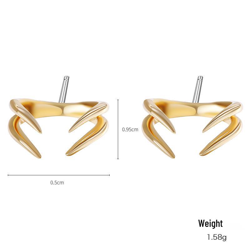 

Kenjie Геометрические серьги-подвески для AirPods с золотым покрытием: Женские серьги класса люкс с иглой из серебра 925 пробы