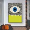 Abstract Colorful Eye Poster Modern Geometric  Canvas Painting Nordic Wall Art Picture Print  for Living Room Home Decoration No Frame
