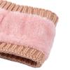 Women's Winter Cable Knit Headband with Velvet, Warm Wide Ear Protection for Sports