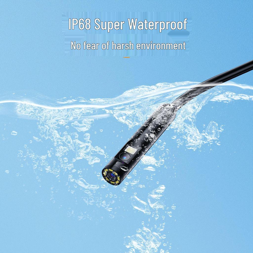 HD Dual Lens Waterproof Endoscope Pipe Camera for Apple Phone – 3 Million Pixel Industrial Probe