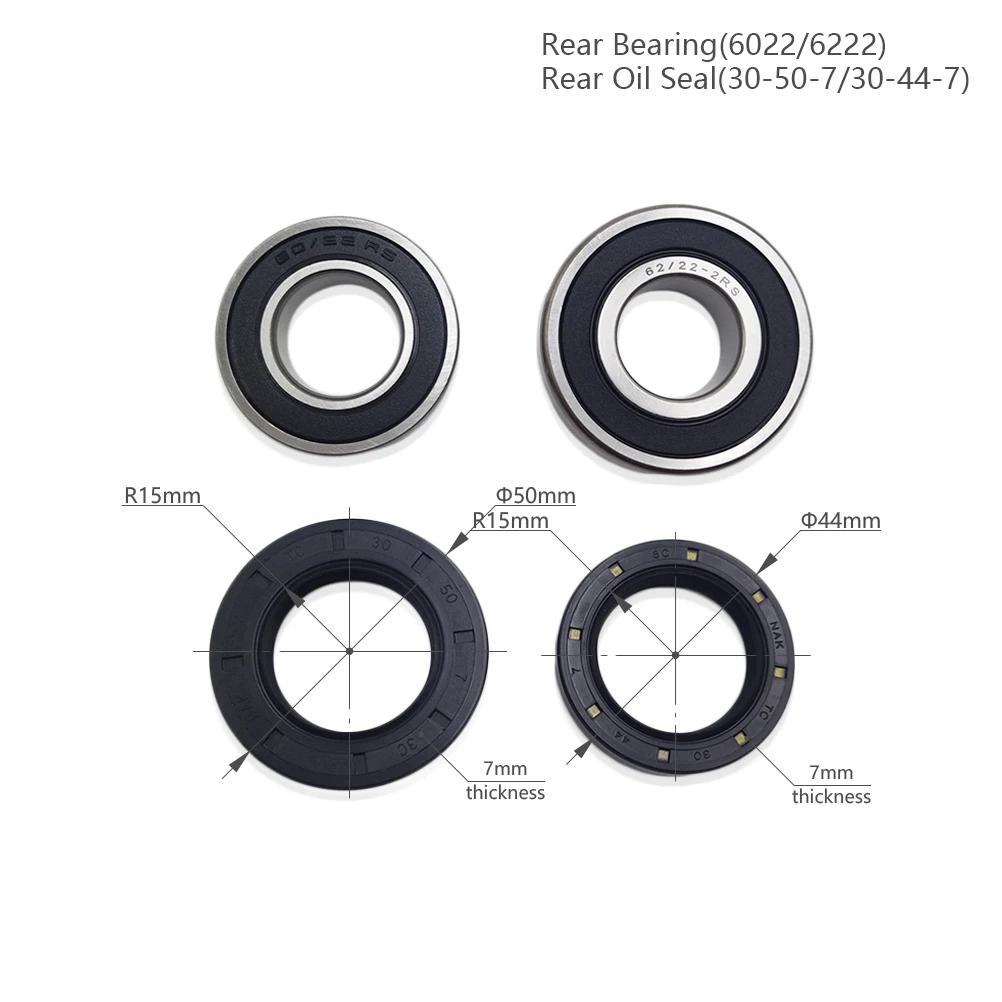 For YAMAHA YZ250F YZ450F YZ125 YZ Motorcycle Front Rear Wheel Hub Oil Seal Bearing Set O-ring Sealing Gasket Washer Repair Parts