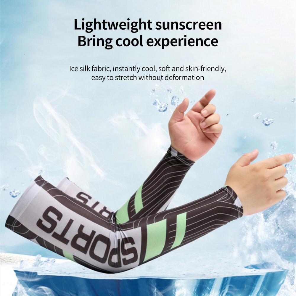 Sunscreen Sunscreen Sleeve Arm Cool Uv Protection Ice Sleeve Riding Driving Gloves Outdoor Sun Uv Protection Long