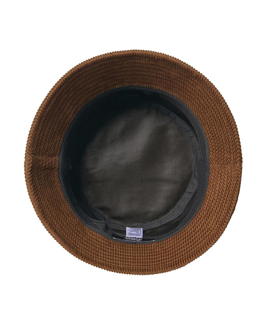 MUSINSA STANDARD Oversized Corduroy Bucket Hat [Light Brown]