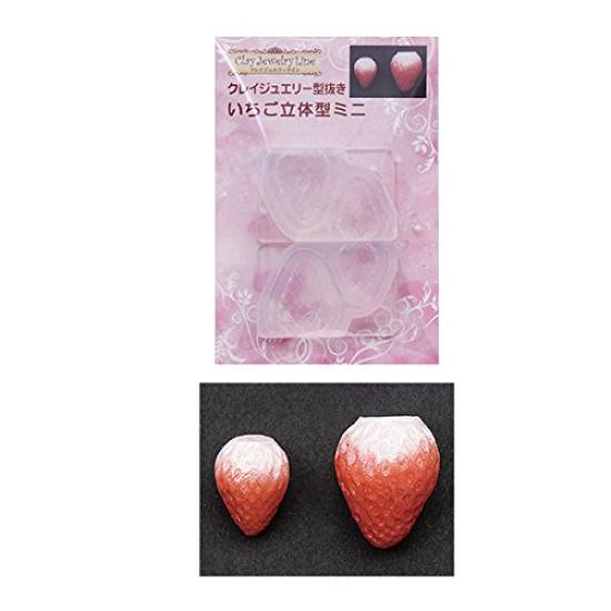 

Nisshin Associates Clay Mold Jewelry Mold Cutting Strawberry 3D Mini Clay 389