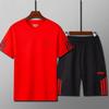 Schnell trocknendes Sportshorts- und locker sitzendes T-Shirt-Set für Herren für Fitness, Sommersport, Basketball und Laufen.