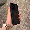 Luxury Matte Transparent Phone Case For iPhone 12 13 14 15 16 17 Pro Max Plus Air Shockproof Bumper Cases Cover