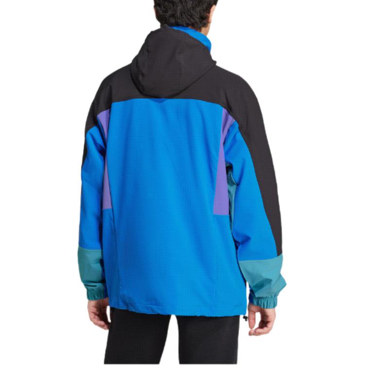 adidas Originals Color Block Anorak Blue JF2854