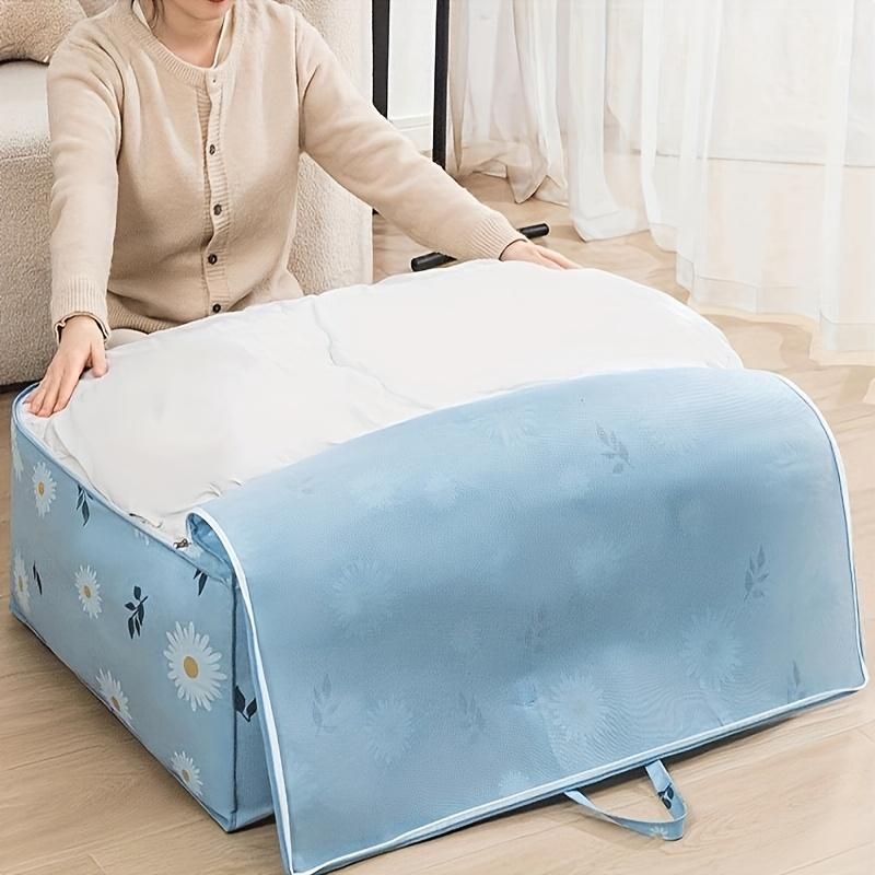 Borsa portaoggetti grande per trapunte, borsa portaoggetti pieghevole di grande capacità, adatta per riporre vestiti da viaggio e per riporre il bucato.