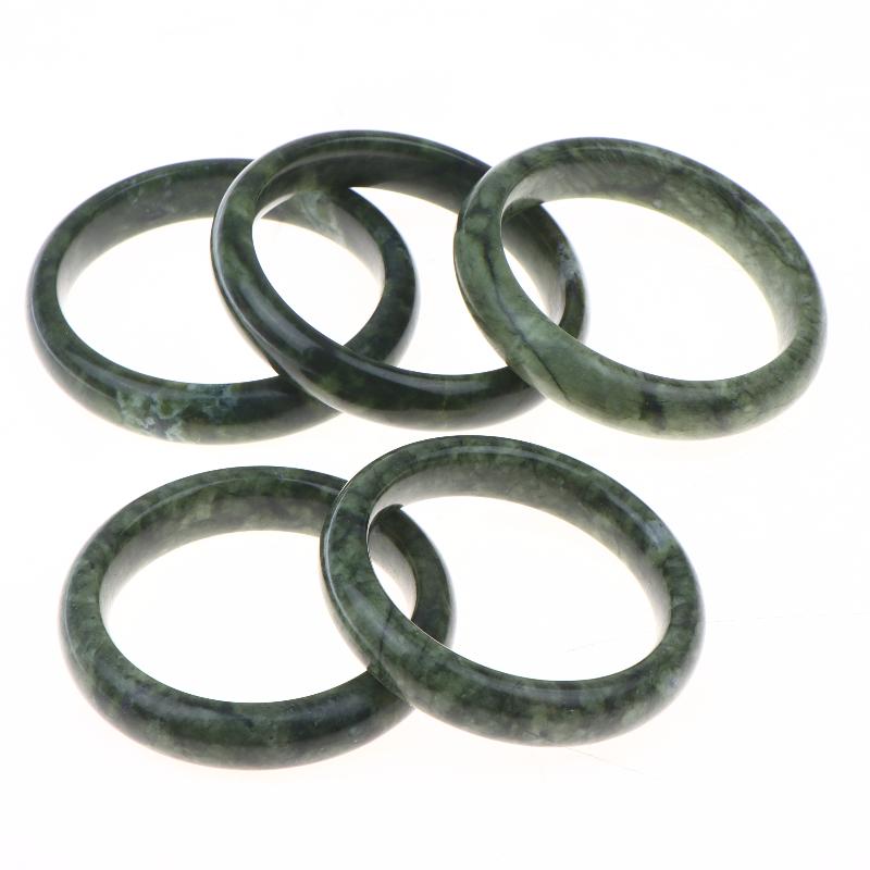 Green White Natural Jade Bracelet Hand Carved Wide Nanyu Bangle Premium Jewelry for Graduation Gift