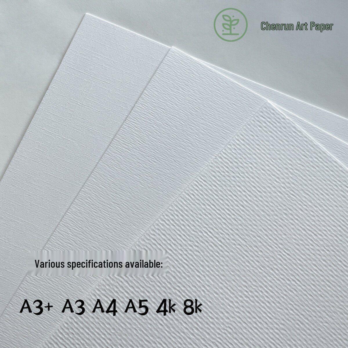 A3/A4 Ultra White Linen Texture Inkjet Printable Embossed Art Paper for Postcards & Business Cards