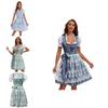 Ethnic Print Beer Dress For Women With Polyester Fabric For Costume Party And Cultural Events