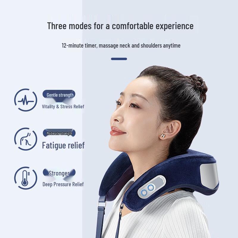Dis 3D Kneading Neck and Shoulder Massager Pillow