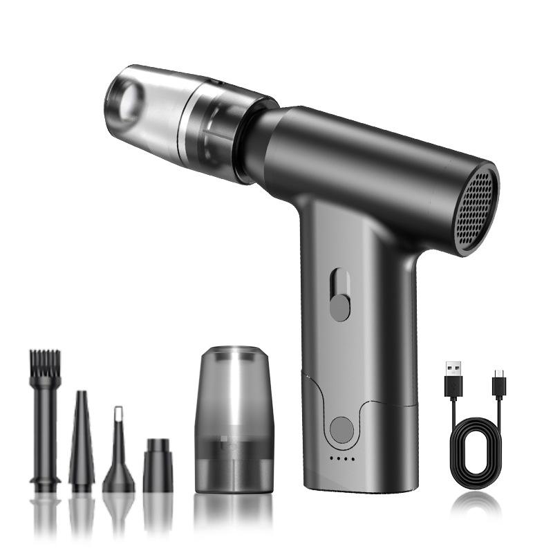 High-Power Wireless Car & Keyboard Vacuum Cleaner with USB Charging