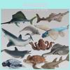 Realistic Marine Animal Figures Collection Vibrant Pvc Sea Life Models For Decor