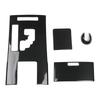 4Pcs Interior Gear Shift Cover Carbon Fiber Look Trim For Lexus IS250 IS350 2006-2012