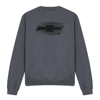Chevrolet Unisex Adult Bowtie Burnout Sweatshirt