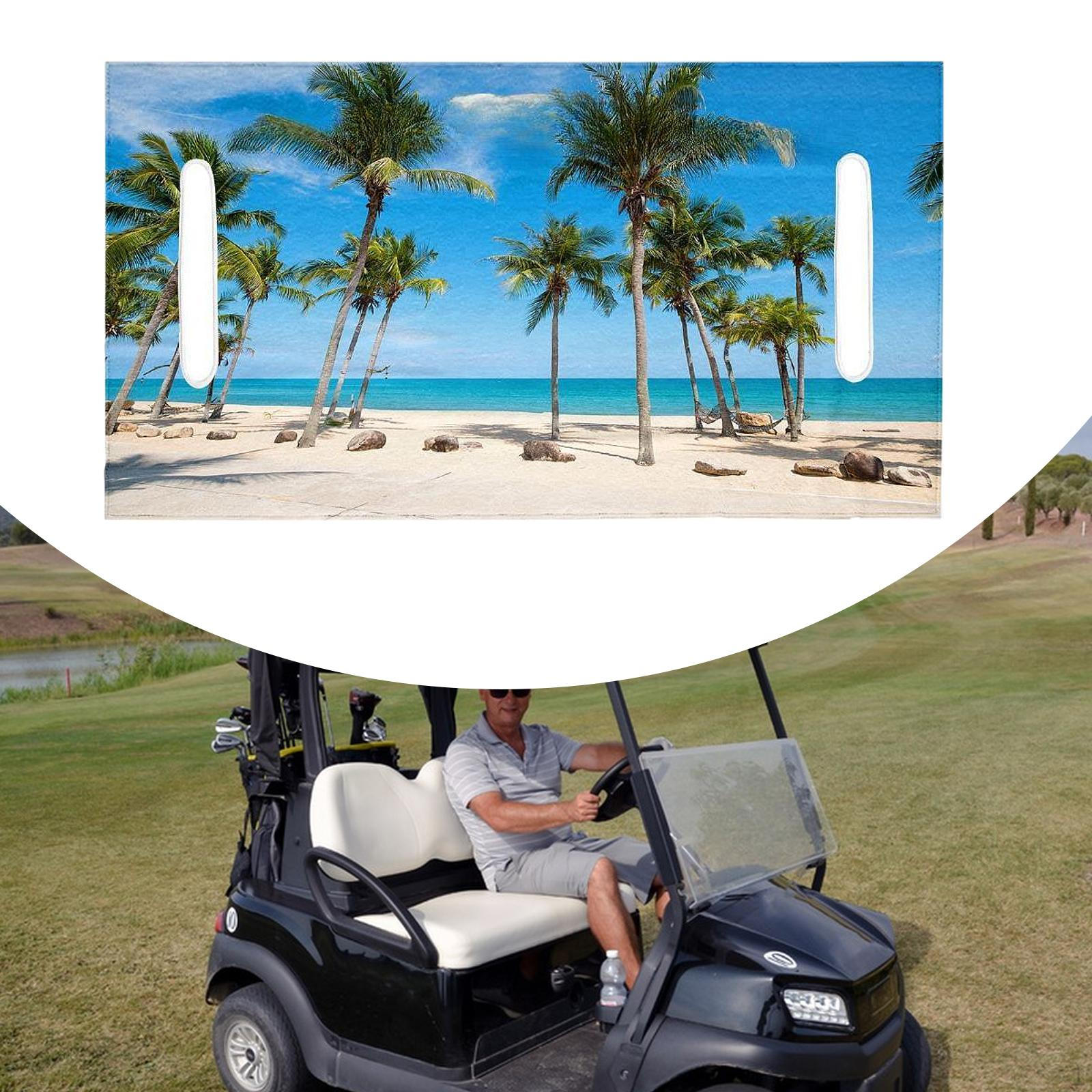 

Кокосовая тележка для гольфа с принтом овощей, чехол для сиденья для большинства спортивных автомобилей клуба, легко чистится