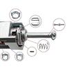 Türschlosszylinder Zylinder Reparaturset Auto Reparaturzubehör für E87 E88 04-13