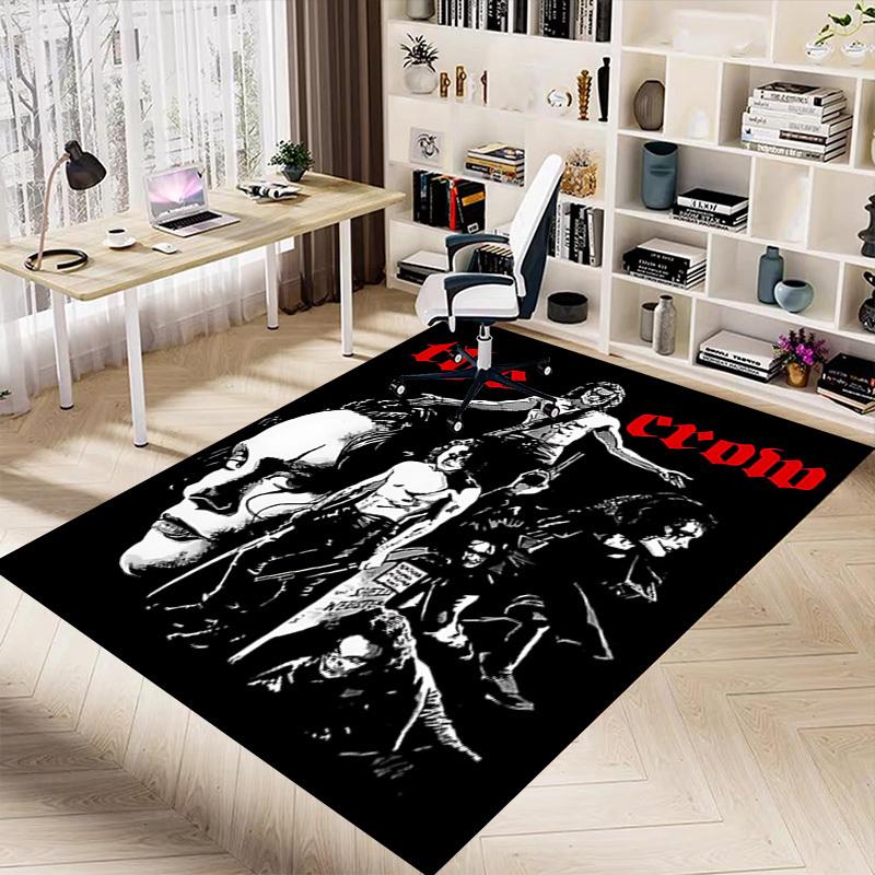 1pc crow the Carpet, Office Rug Outdoor Mat Home Decor Area Carpet Festival