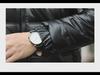Men's Stand Collar Casual Cotton Jacket with Velvet Lining for Autumn and Winter