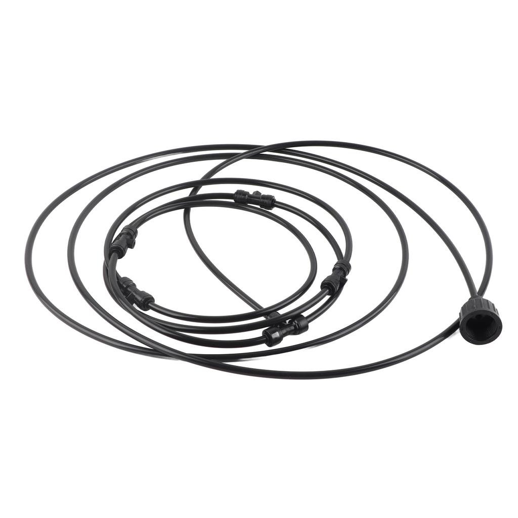 Black Spray Ring Outdoor Cooling Low Pressure Spray Set Spray Ring Fan with Cooling System