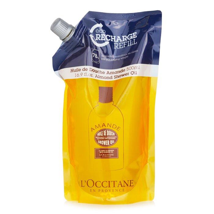 L'OCCITANE Almond Cleansing & Softening Shower Oil (Eco-Refill)