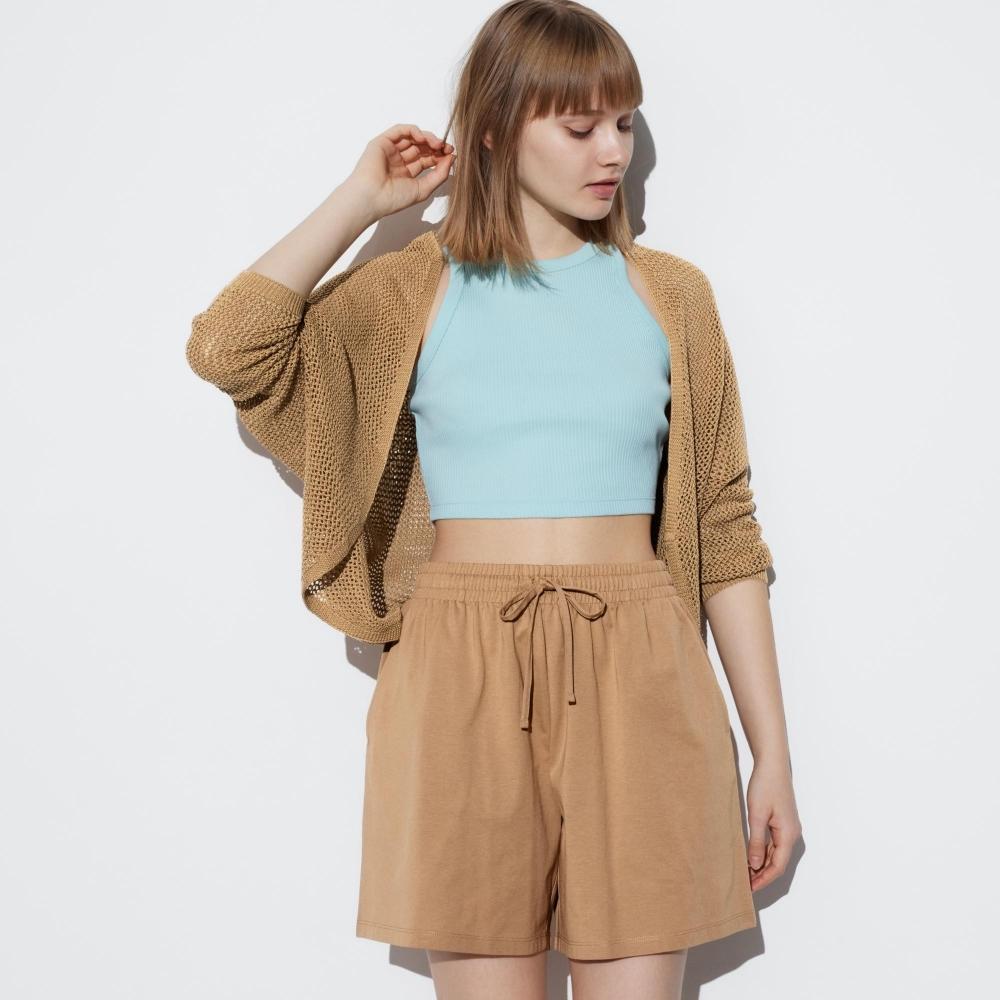 

Легкие хлопковые короткие брюки UNIQLO AiRism