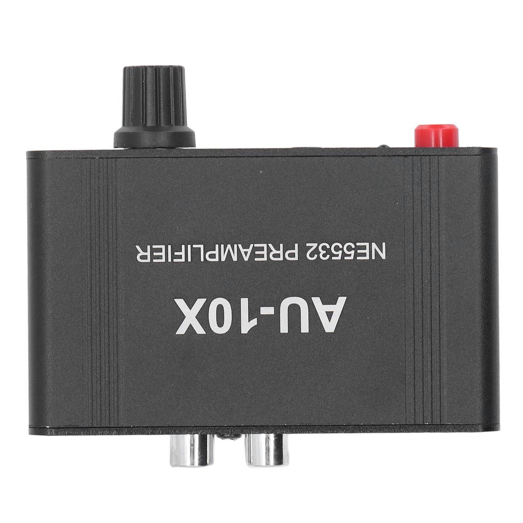 Headphone Amplifier 20Db Stereo Sound Signal Phono Preamplifier with 3.5MM Headphone RCA Input Output