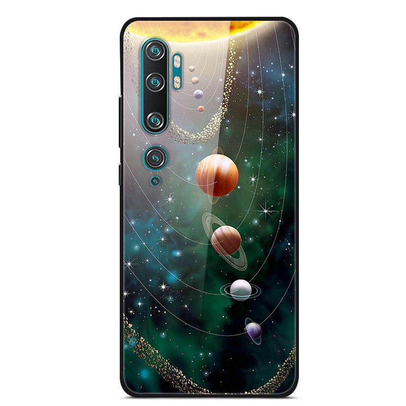 Luxury Cover Case for Xiaomi Mi Note 10 Pro Tempered Glass Cover Silicone Phone Case for Xiaomi Redmi Note 10Pro 10 Pro Cases
