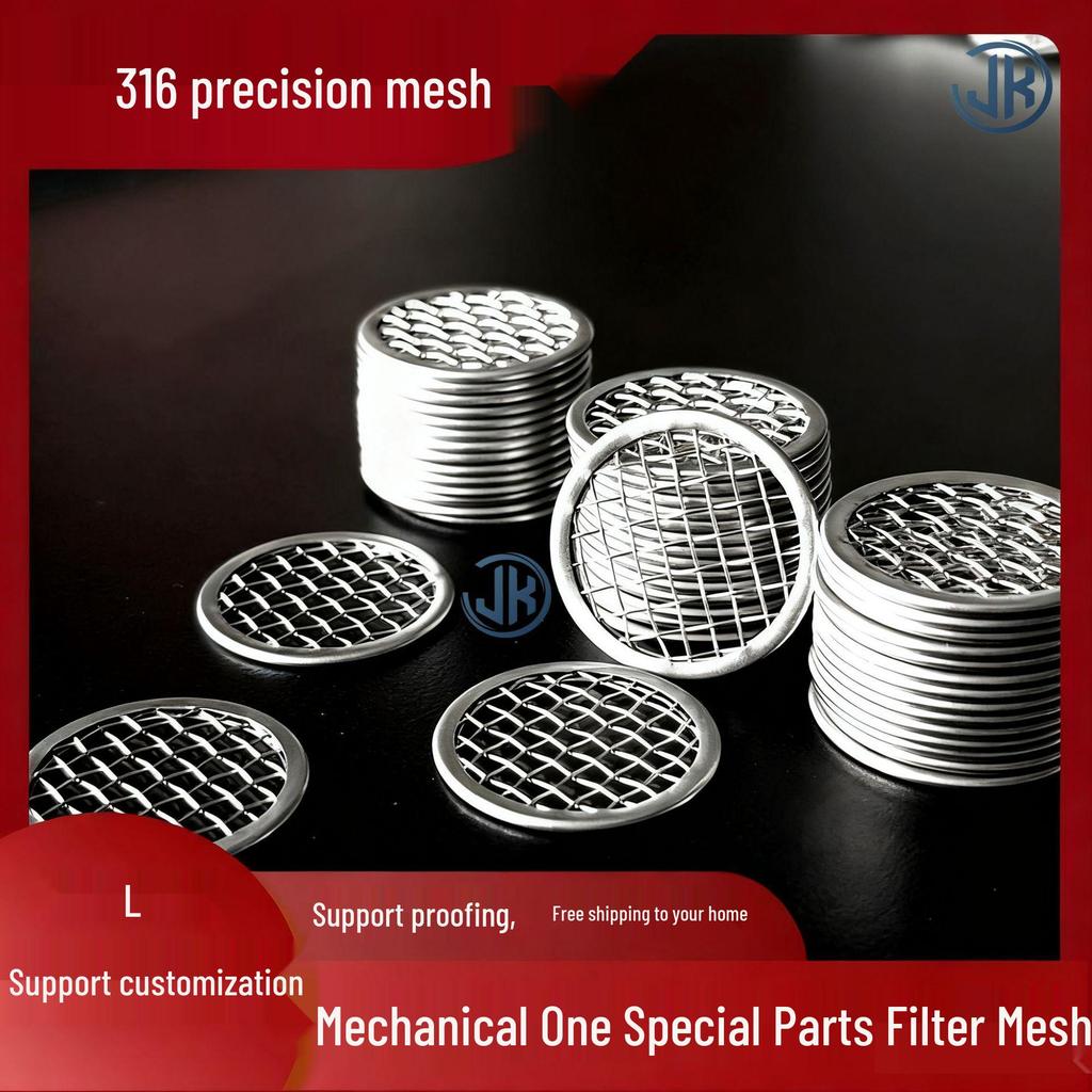 304 & 316 Food Grade Seamless Round Stainless Steel Filter Mesh for Kitchen and Bathroom