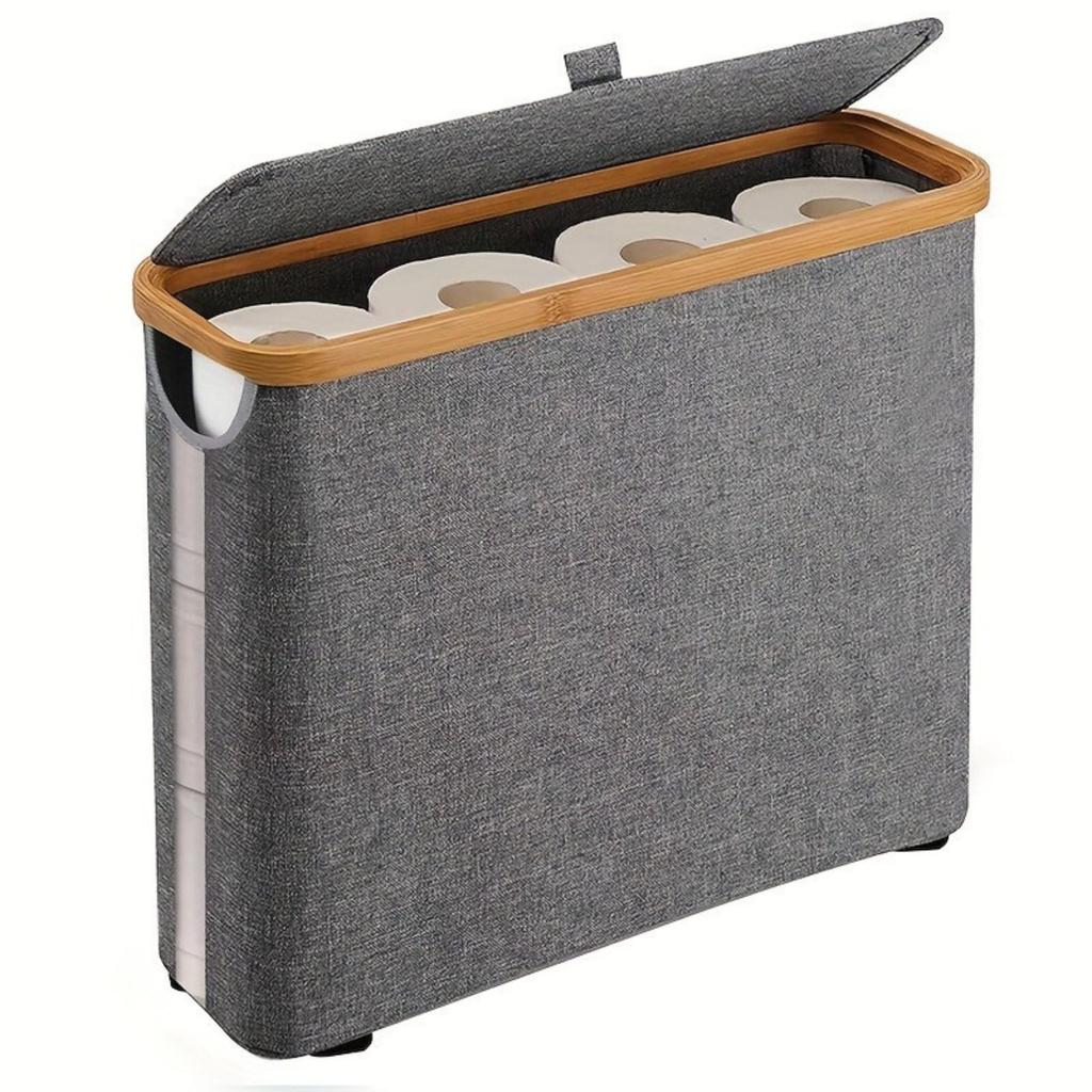 Toilet paper storage basket, toilet paper storage box, bathroom accessory rack, visible tissue storage basket