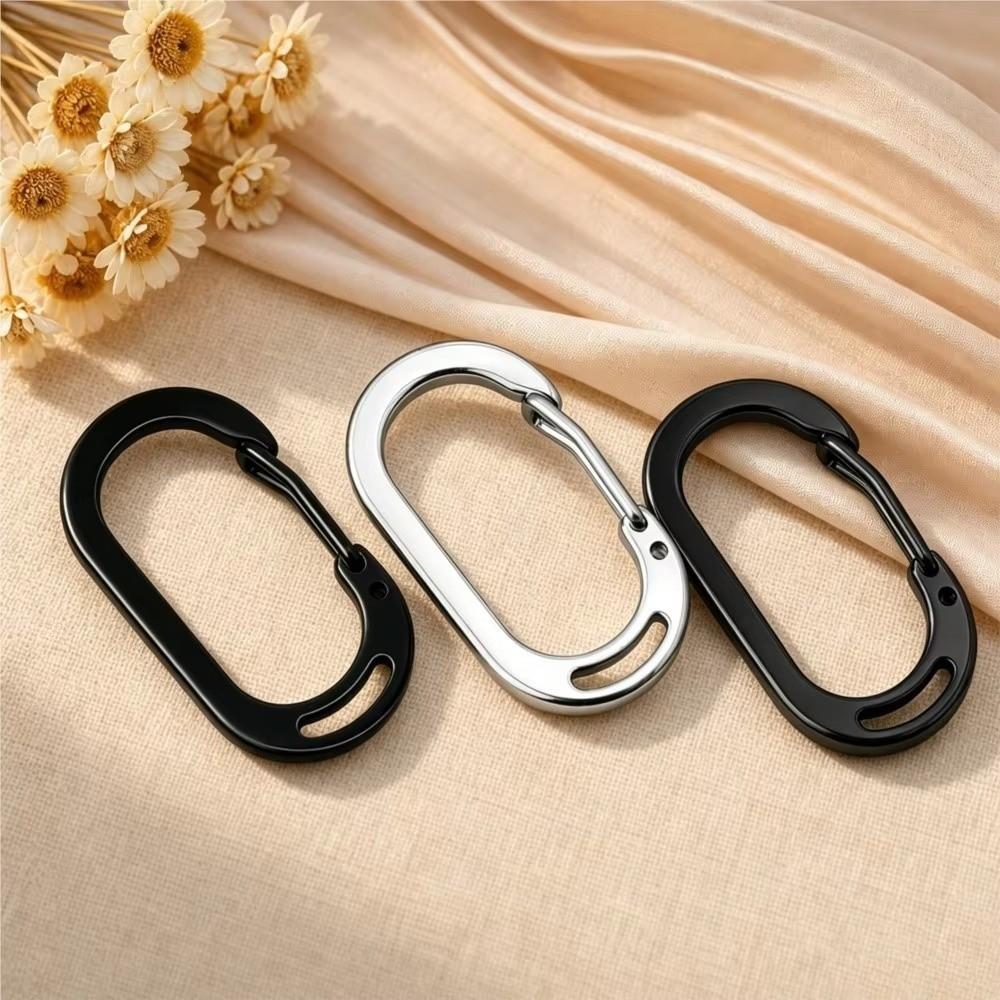 Spring Snap Design Stainless Steel Carabiner Multipurpose Backpack Buckle Hook For Outdoor Camping