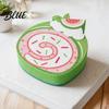 Kitchen Cleaning Sponges Double-Sided Cellulose Scrub Sponges Cute Dessert Patterns Non-Scratch Wood Pulp Soft Compressed Sponge Sponge Quick Drying