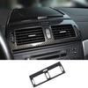 For BMW X3 E83 2006-2010 ABS Carbon Fiber Middle Console Air Outlet Vent Trim