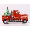 Truck Car Model Christmas Tree Ornaments Vintage Handcrafted Car Crafts With Lights For Christmas Decoration