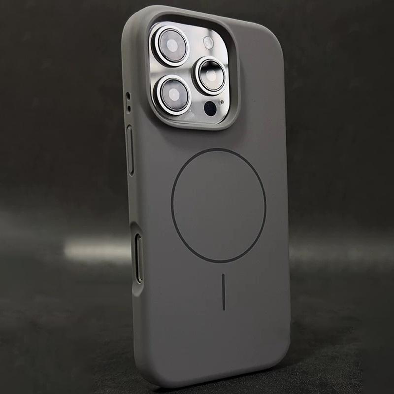 Silicone Matte Magnetic Case For iPhone 16 15 Plus 14 13 12 11 Pro Max For Magsafe Wireless Charging Soft Armor Cover