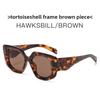 Vintage Cat Eye Square Sunglasses With Pc Frames For Fashion Outdoor Travel