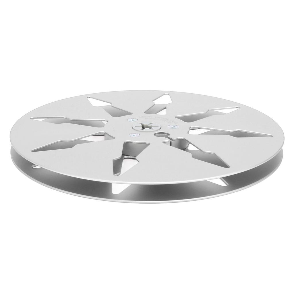 Rolă de bandă goală de 14,7 inch, cu 8 găuri, din aliaj de aluminiu, cu bandă deschisă, pentru sunet, pentru rolă la rolă