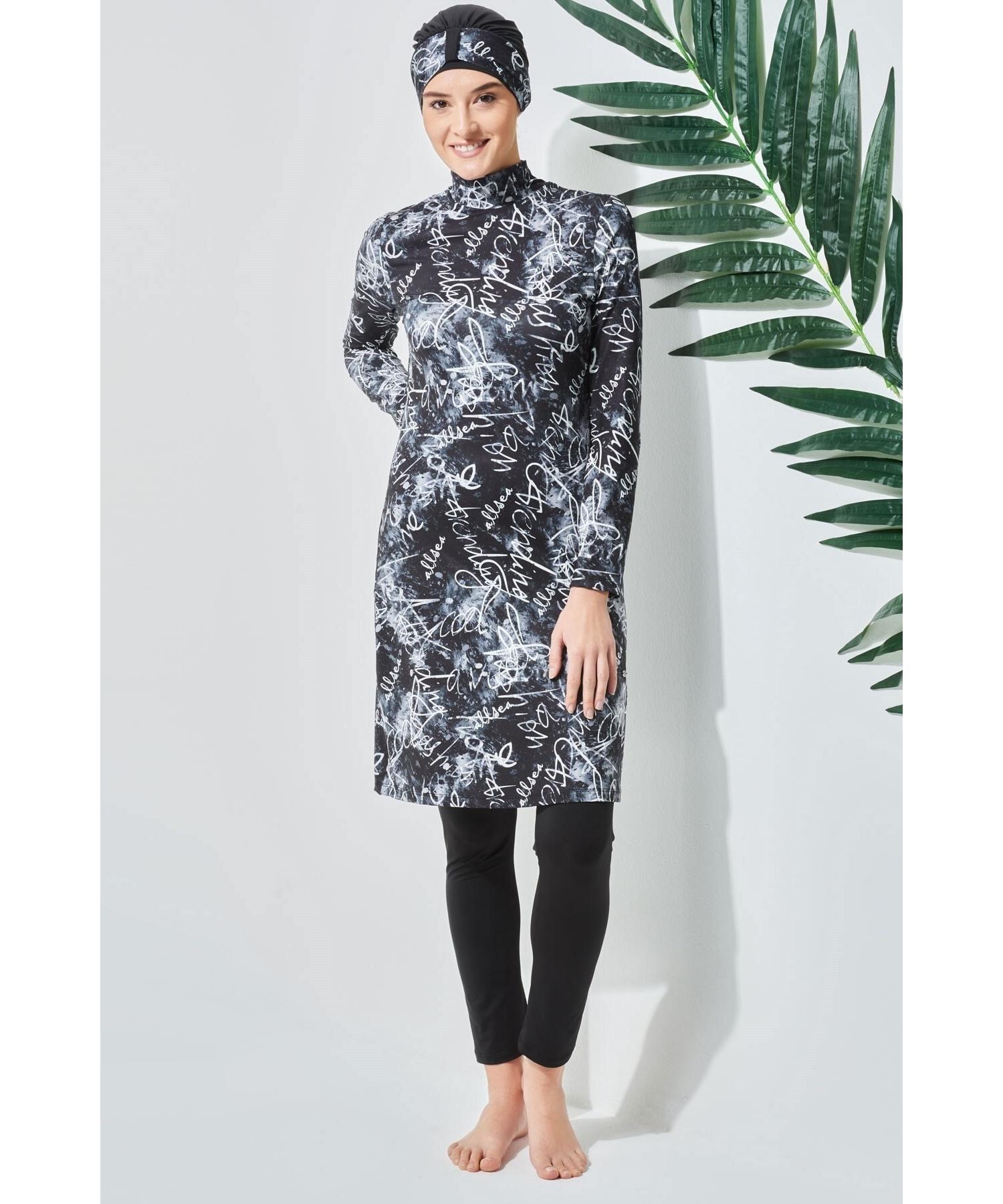 

Полностью закрытый купальник Hijab C13000 Black