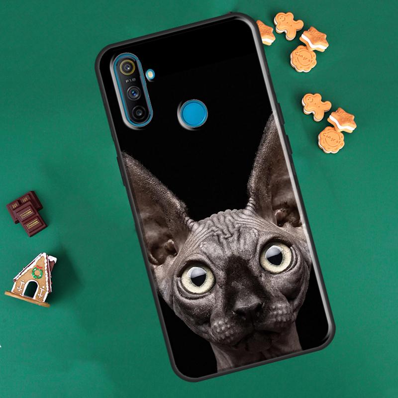 Sphynx Sphinx Katze Für OPPO Realme 8 Pro 8i 9i GT Neo2 Master C21 Hülle Für OnePlus 10 9 Pro Nord2 8T 9R Coque