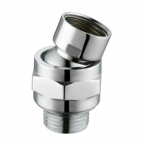 

Katigan Brass Chrome Ball Joint Shower Arm Head Swivel Adapter
