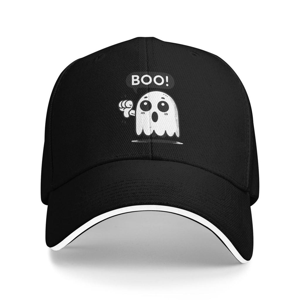 Ghost Of Disapproval BOO Baseball Caps Snapback Baseball Hats Breathable Casual Casquette Outdoor for Men And Women