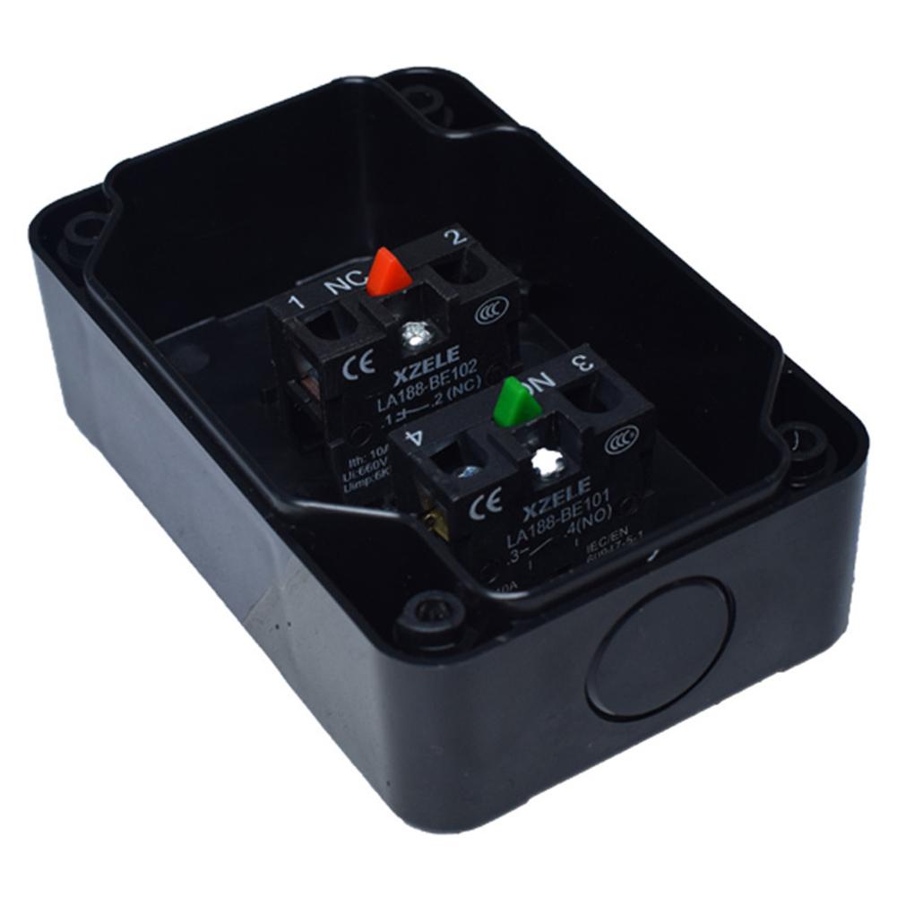 Operating Temperature -40 C To 70 C Waterproof Button Switch Dual Switch Design For Machines High Current Rating 10A