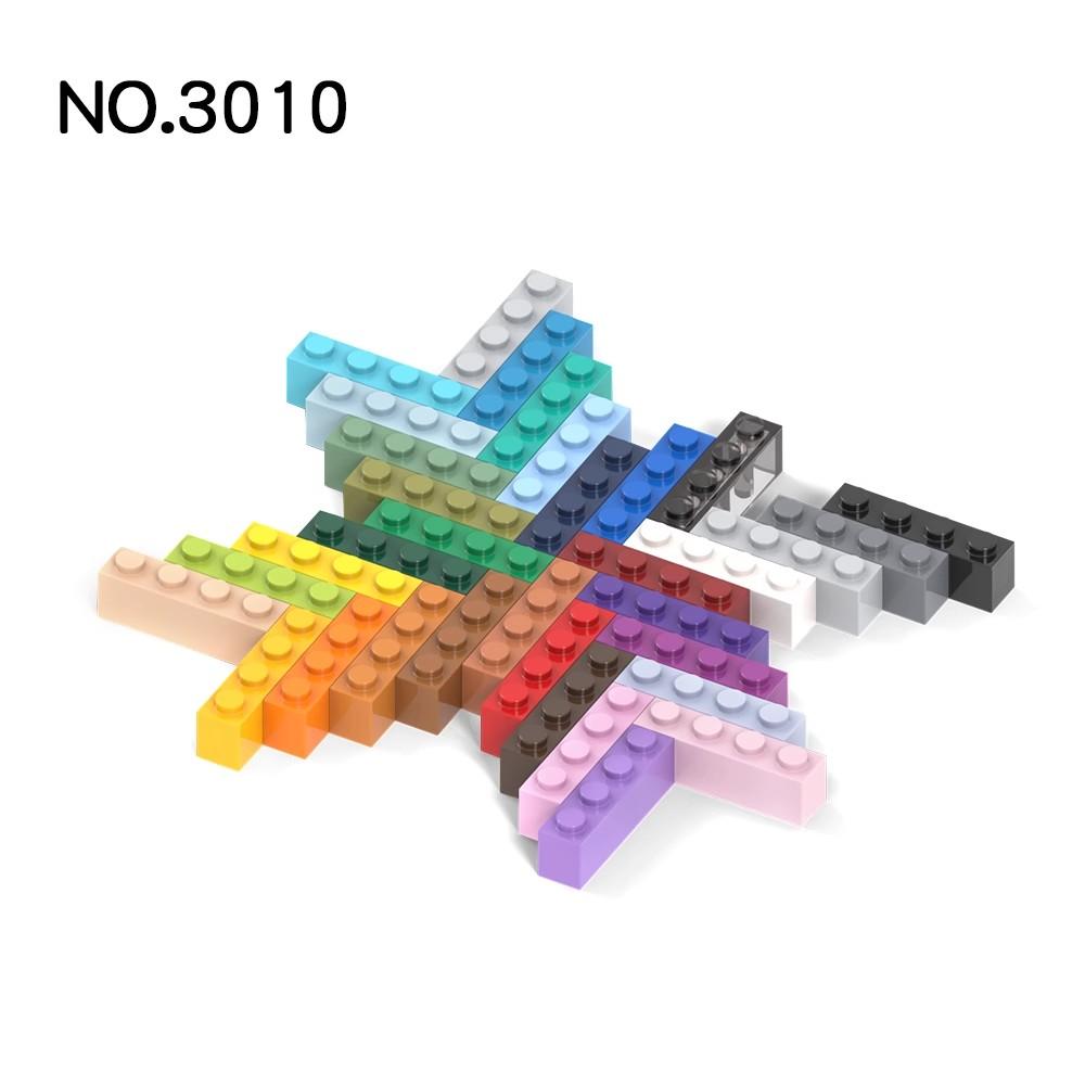

Non-Toxic 20Pcs Diy Building Blocks Figures Thick Bricks 1X4 3010 Educational Creative Size Bricks Bulk Model Kids Toys For Children