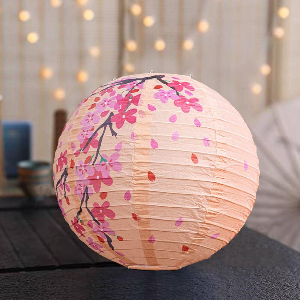 Traditional Festival Antique Lantern Luminous Round Paper Lantern  Lantern Festival